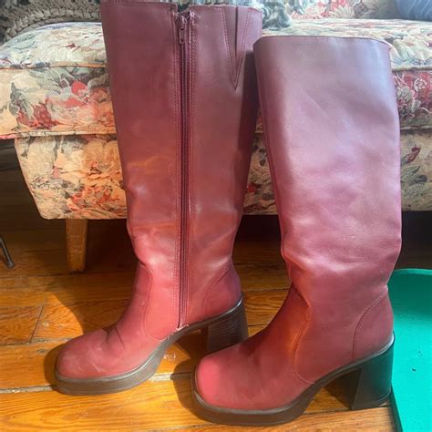 steve madden burgundy boots